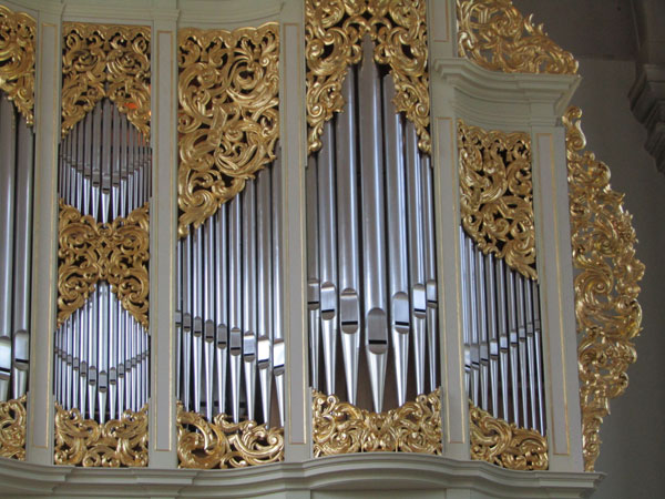 Sculptures sur bois pour l'orgue  Wondelgem